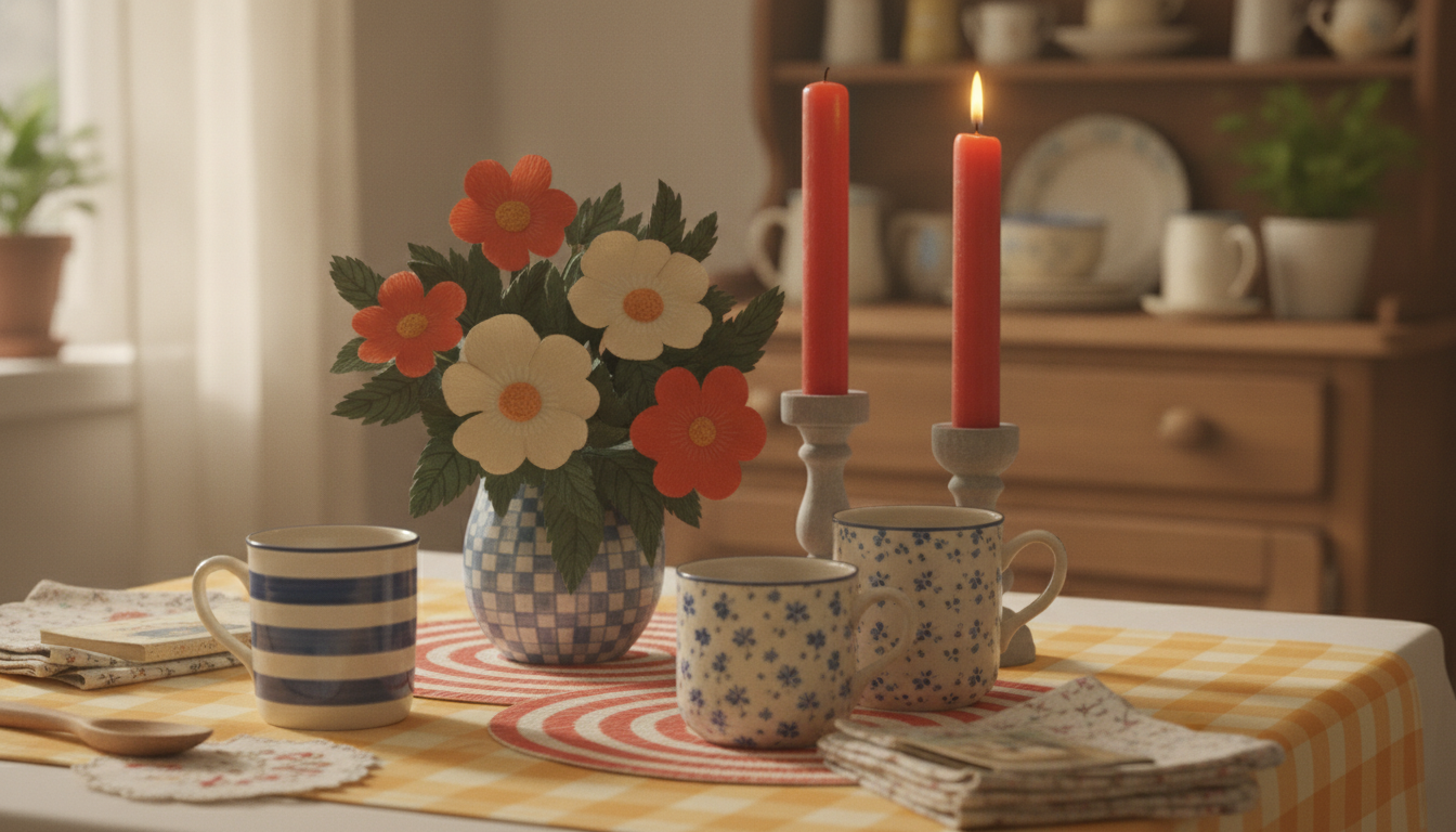 Grandmacore Table Setup: Cozy, Collected, Not Cluttered