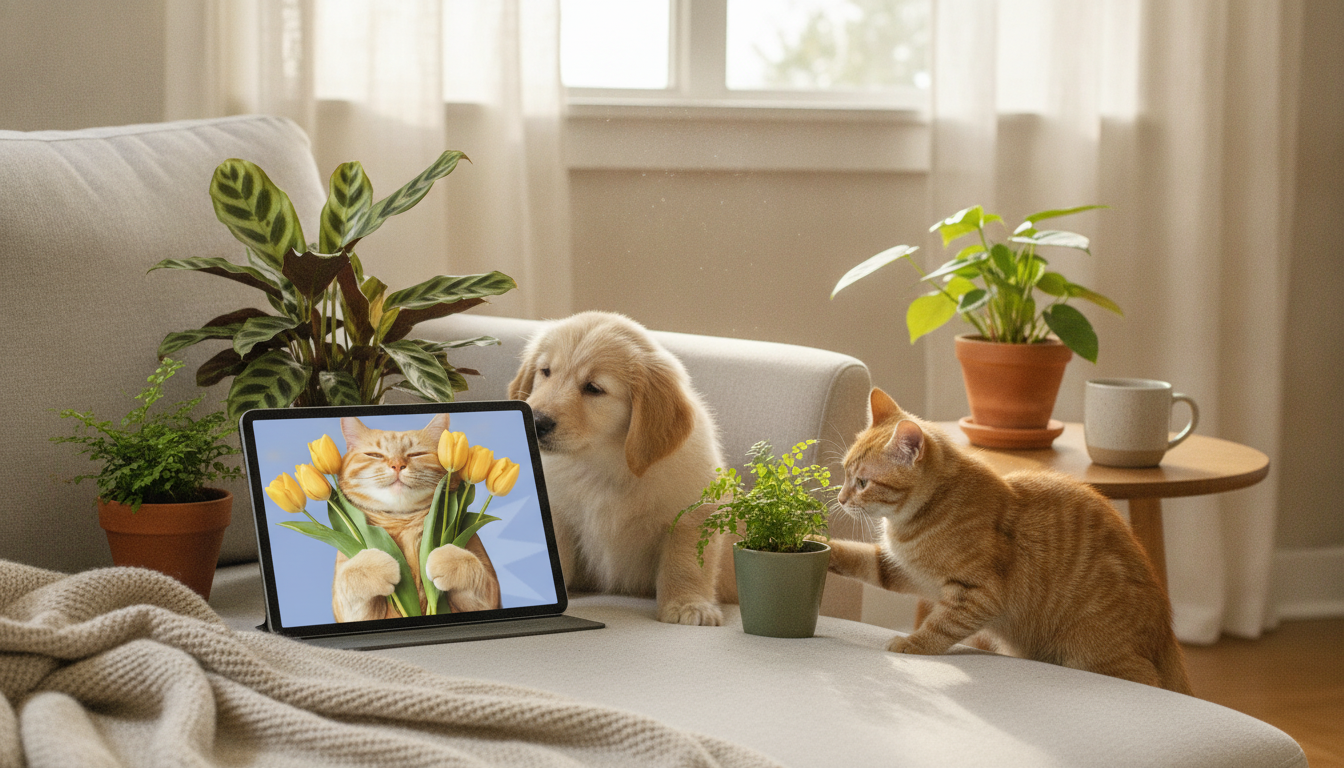 Pet-Safe Houseplants: A Quick Guide for Cats & Dogs